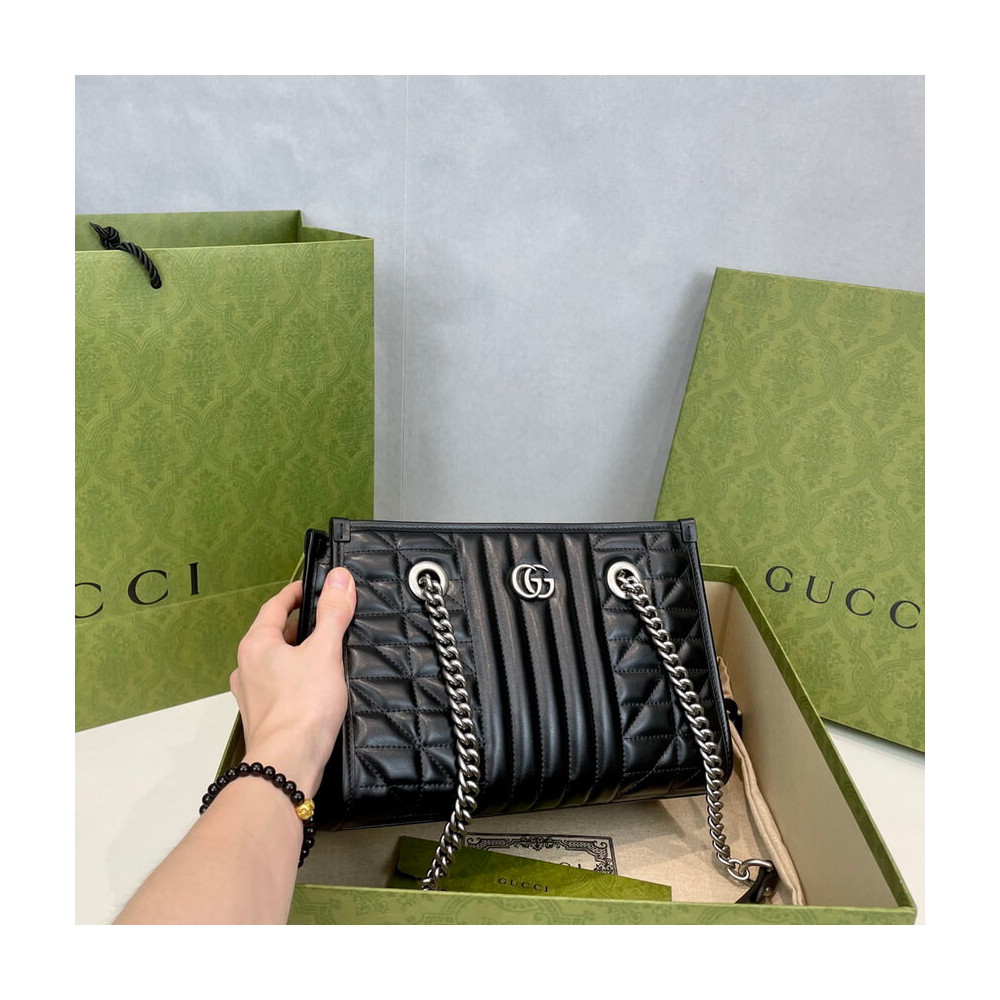 Gucci GG Marmont Small Tote Bag Black