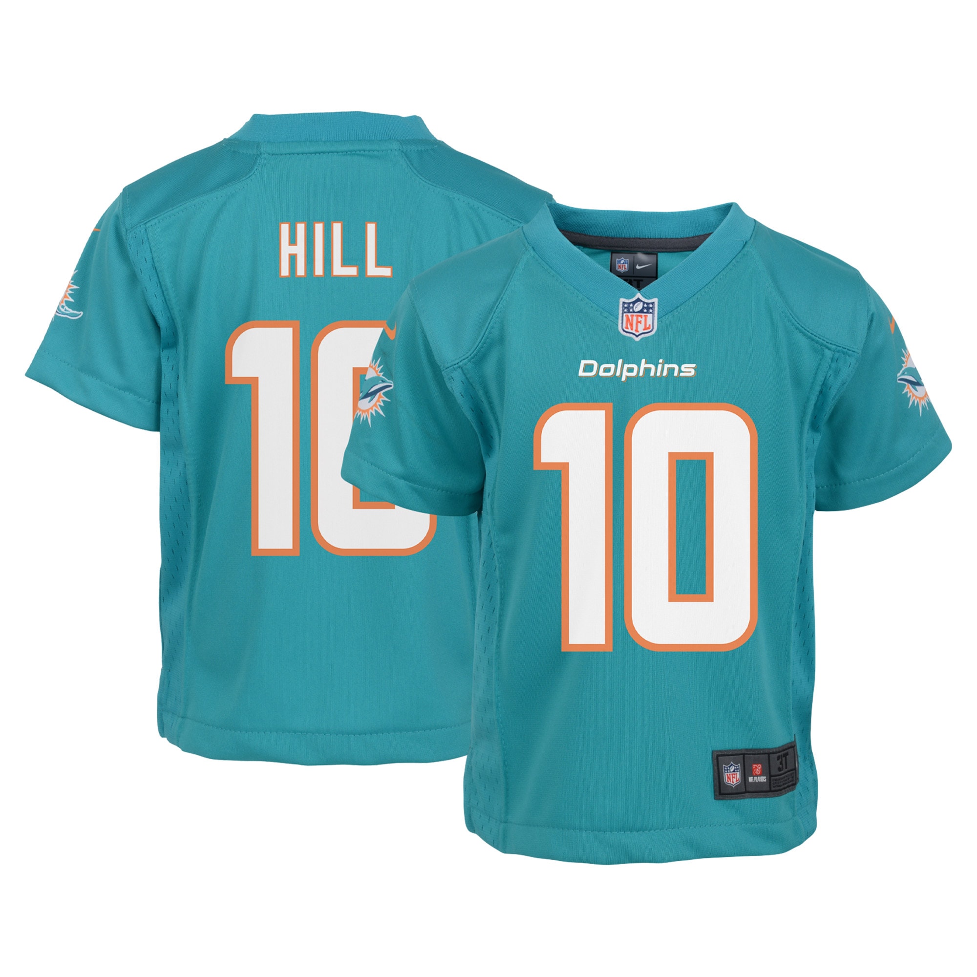Tyreek Hill Miami Dolphins Nike Toddler Game Jersey - Aqua