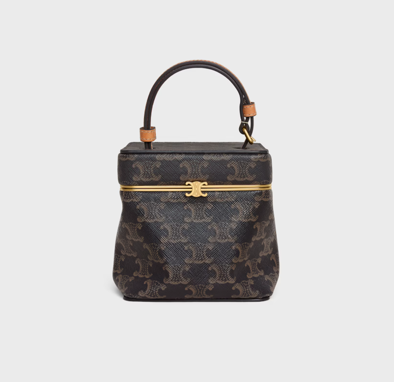 CELINE SMALL TRIOMPHE FRAME IN SUPPLE CALFSKIN