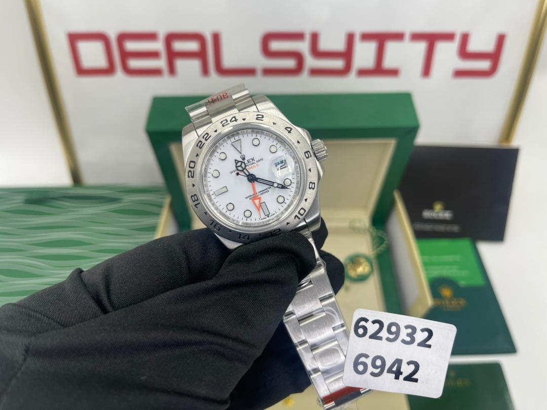 Rolex “Polar” Explorer II 42mm White Dial 216570 WSO