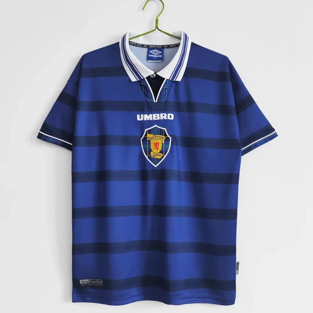 retro 1998-00 Scotland home retro football jersey Fan version