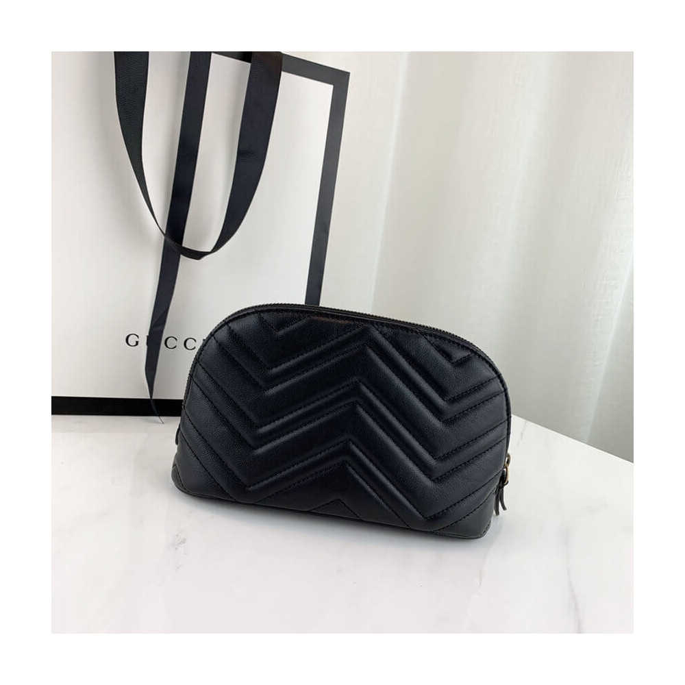 Gucci GG Marmont Cosmetic Case Black
