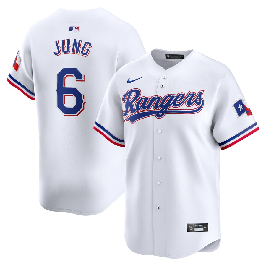 Josh Jung Texas Rangers Home Limited Player Jersey White