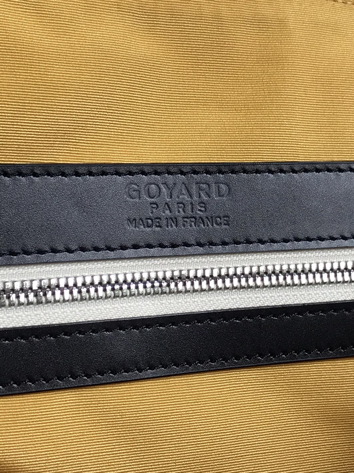Goyard Boston 50 Bag Cm Black Goyardine Canvas And Calfskin Trim