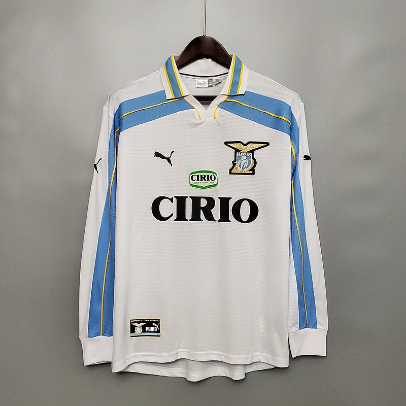 Retro 1999-00 Lazio Long sleeve away Football jersey retro