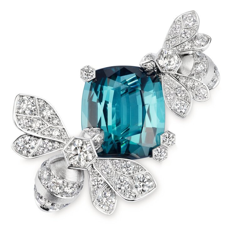 Bee-themed brooch