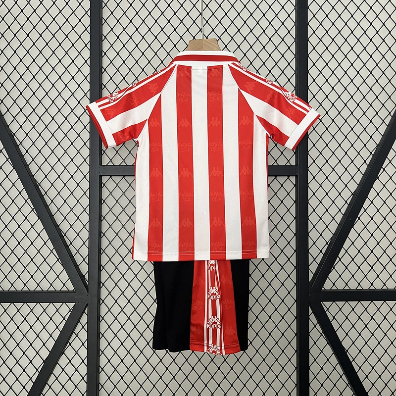 Retro KIDS 1995-97 kids Athletic Bilbao home Football jersey
