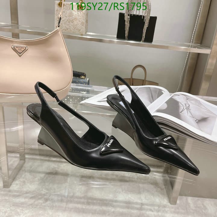 Prada Brushed Leather Slingback Pumps Black 1I885M055F0002Fa065