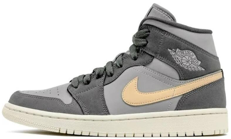 Wmns Air Jordan 1 Mid Iron Grey Onyx BQ6472-020