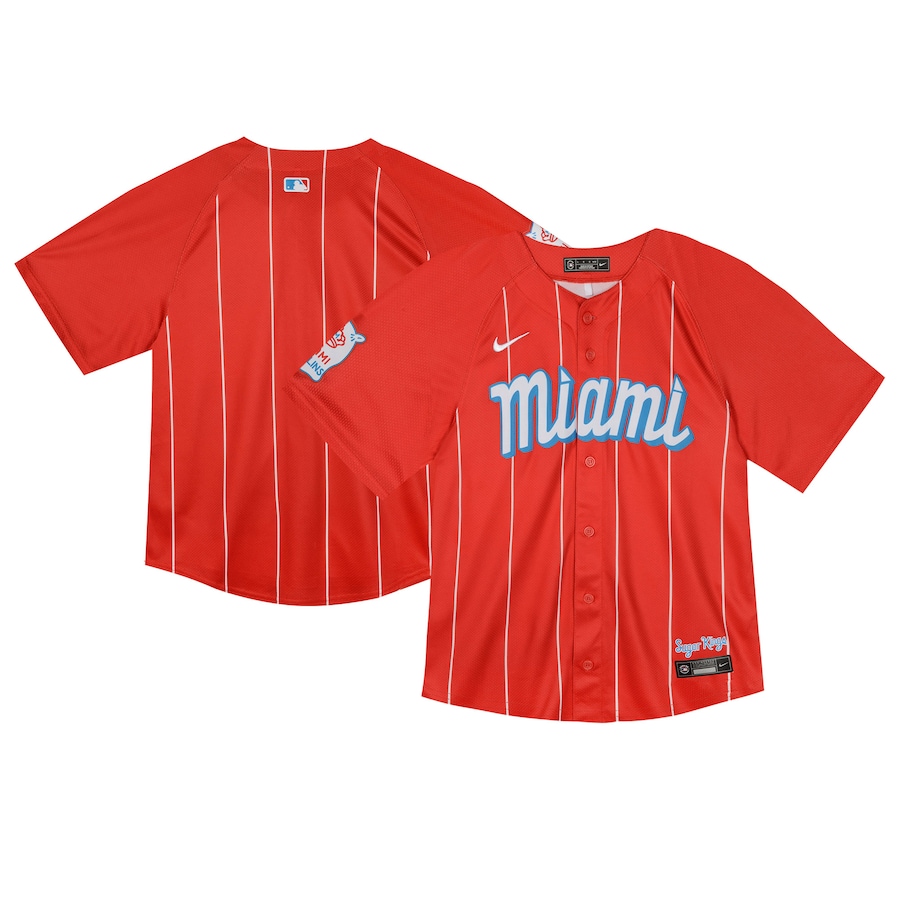 Miami Marlins Infant City Connect Limited Jersey Red