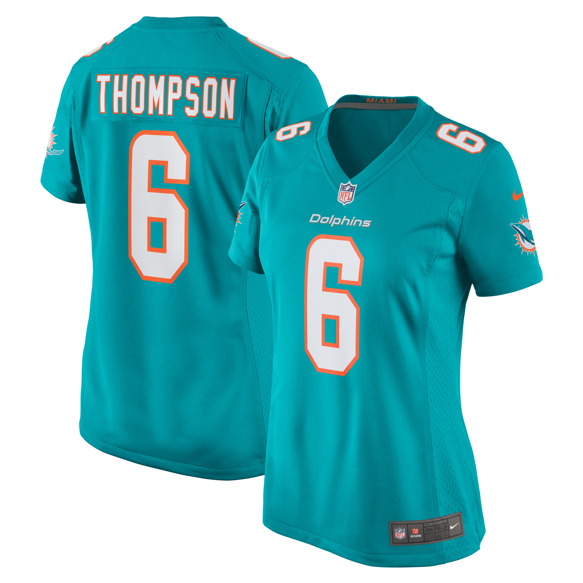 Skylar Thompson Miami Dolphins Nike Women's Team Game Jersey -  Aqua