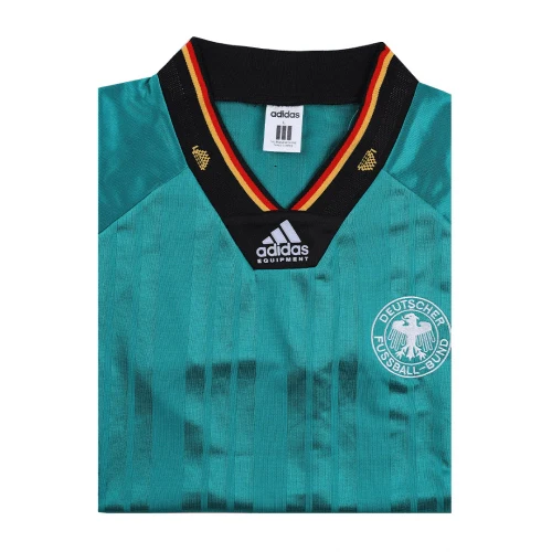 Völler #9 Retro Germany Away Football Jersey Euro Cup 1992