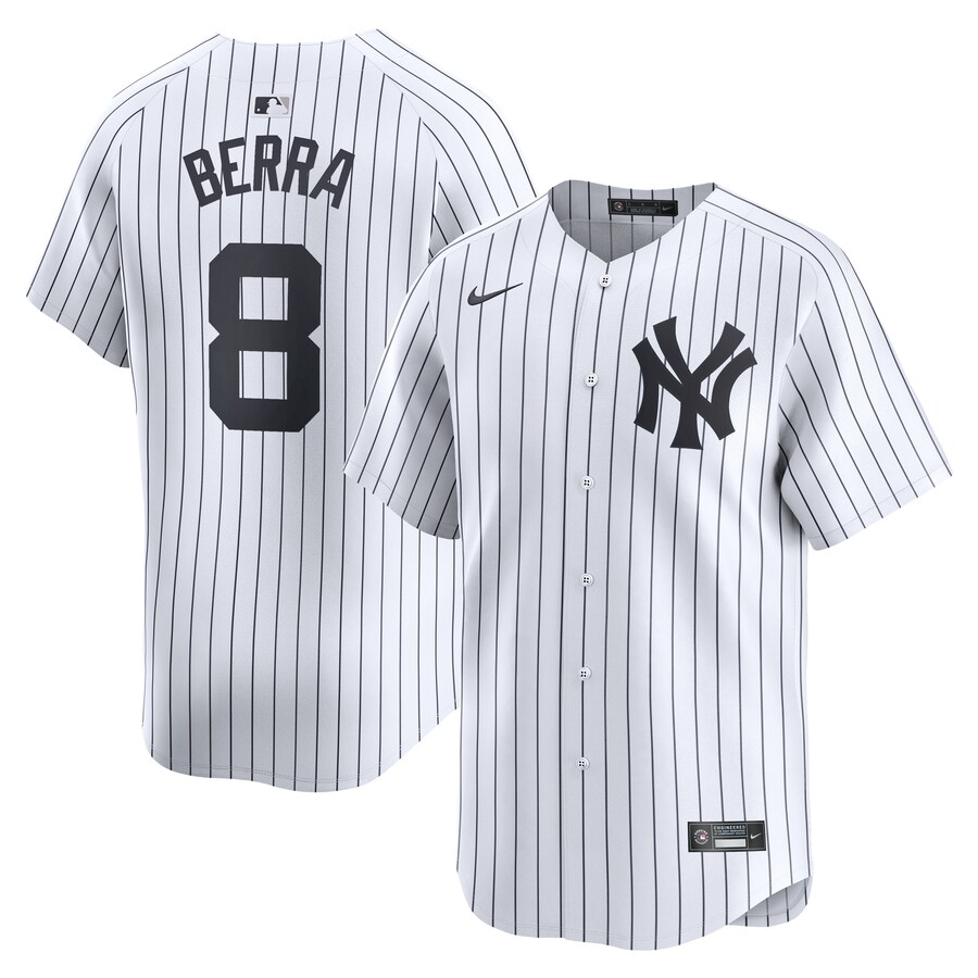 Yogi Berra New York Yankees Home Limited Player Jersey White