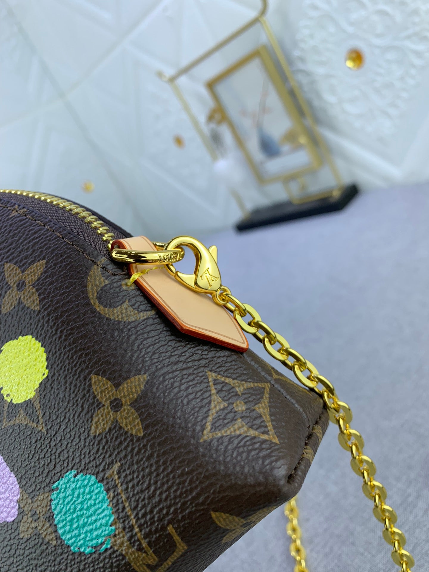 Louis Vuitton X Yk Cosmetic Pouch Monogram Coated Canvas 21.5Cm M81895