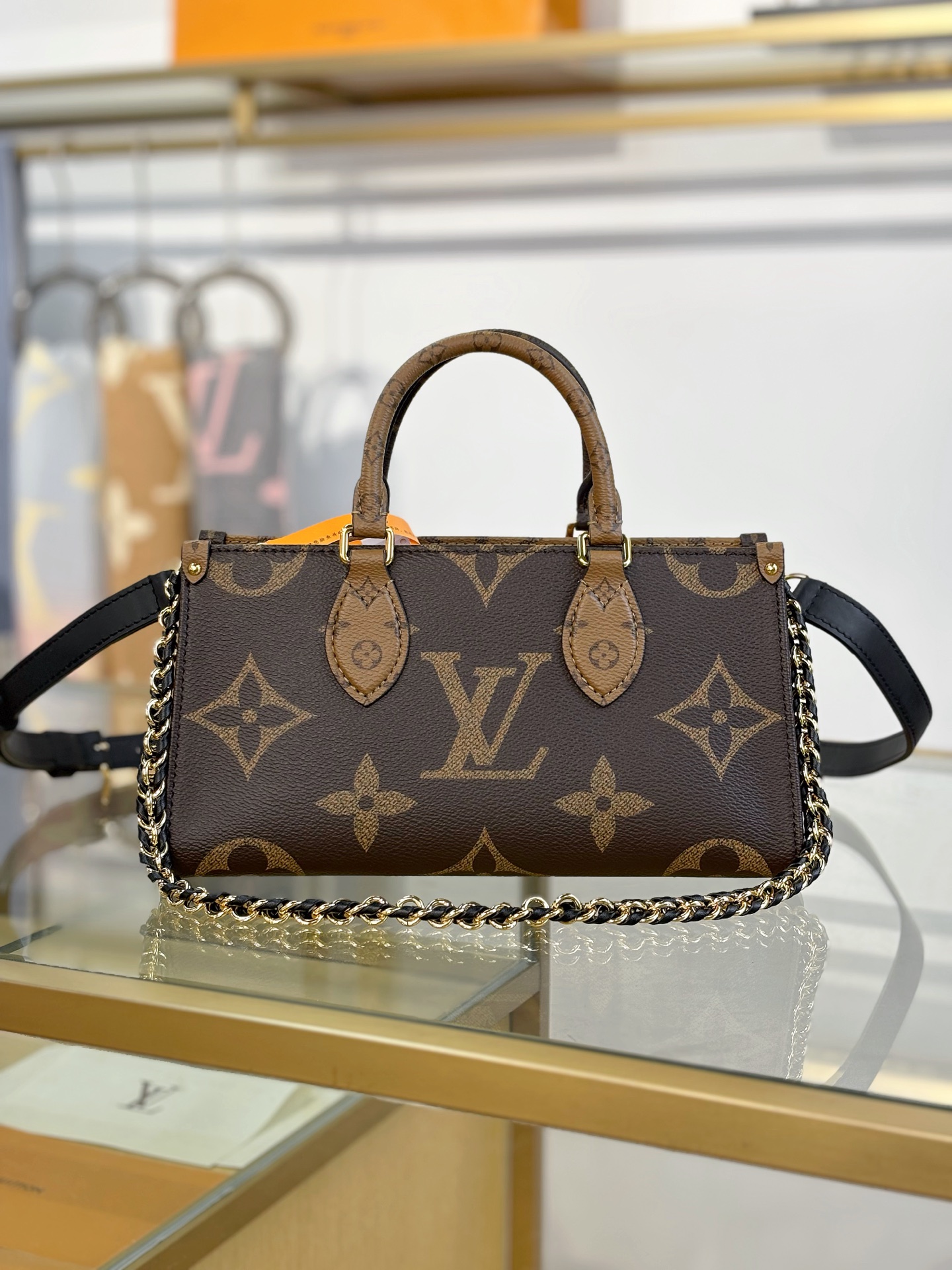 Louis Vuitton LV x TM OnTheGo East West Chain Bag ‘Black’ M14236 25cm/ 9.8in
