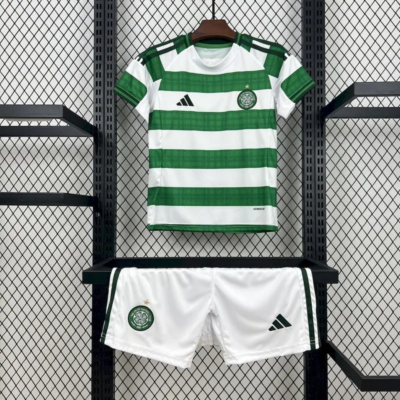 2025-26 Celtic FC Home kids Football jersey