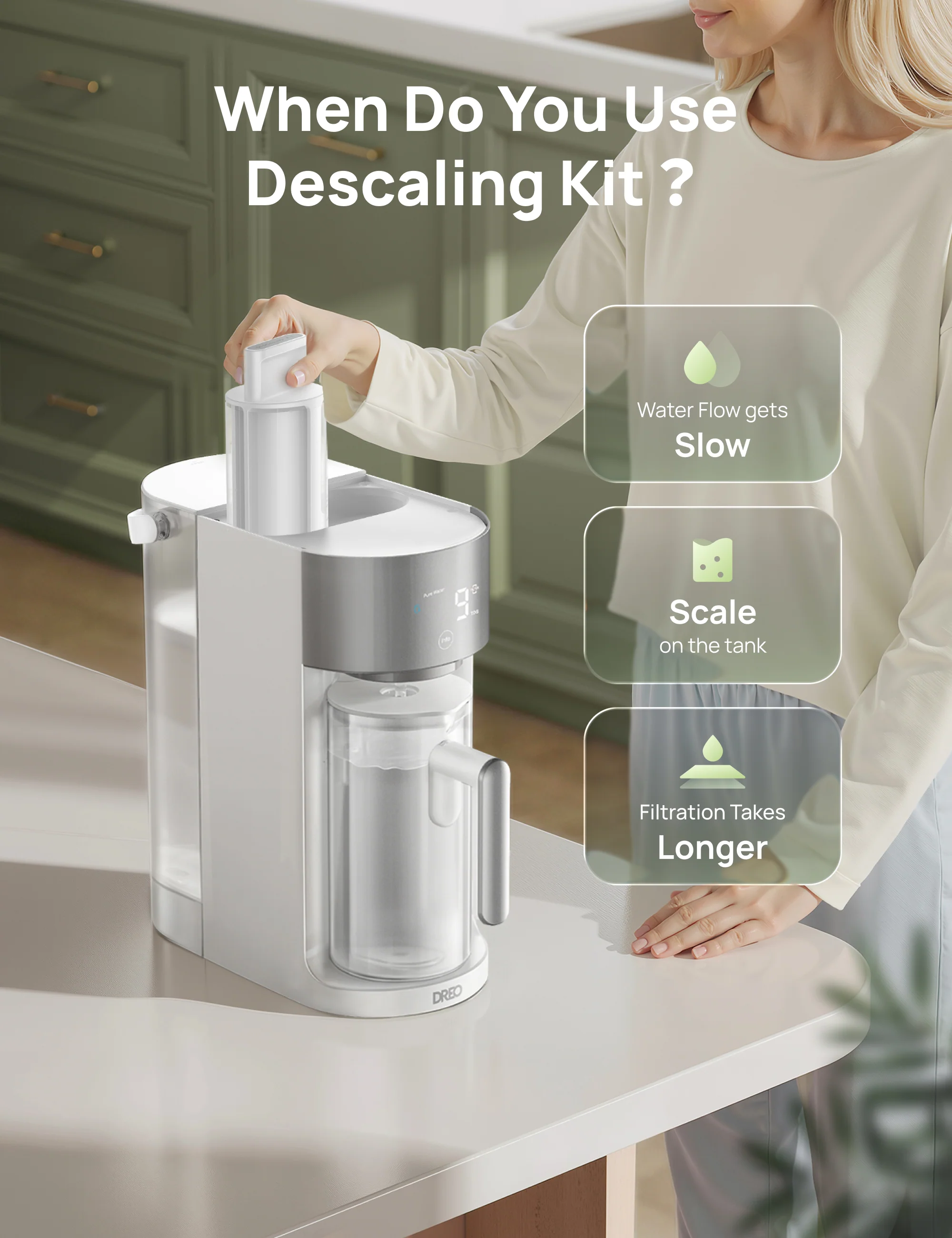 RO Water Filter 112 & 113 & 114 & 115 Descaling Kit