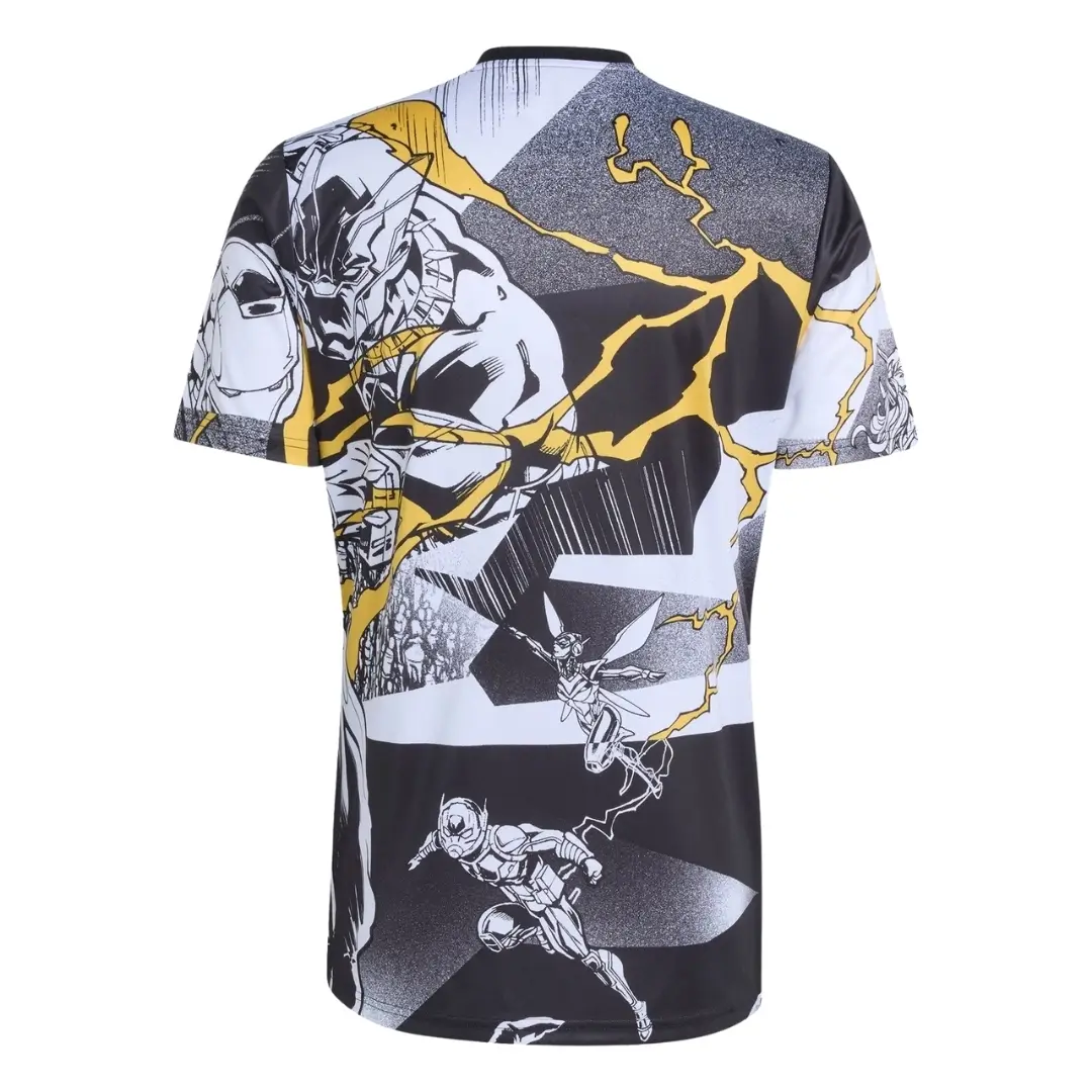Real Madrid Marvel Warm Up Shirt 2025/26 White/Black