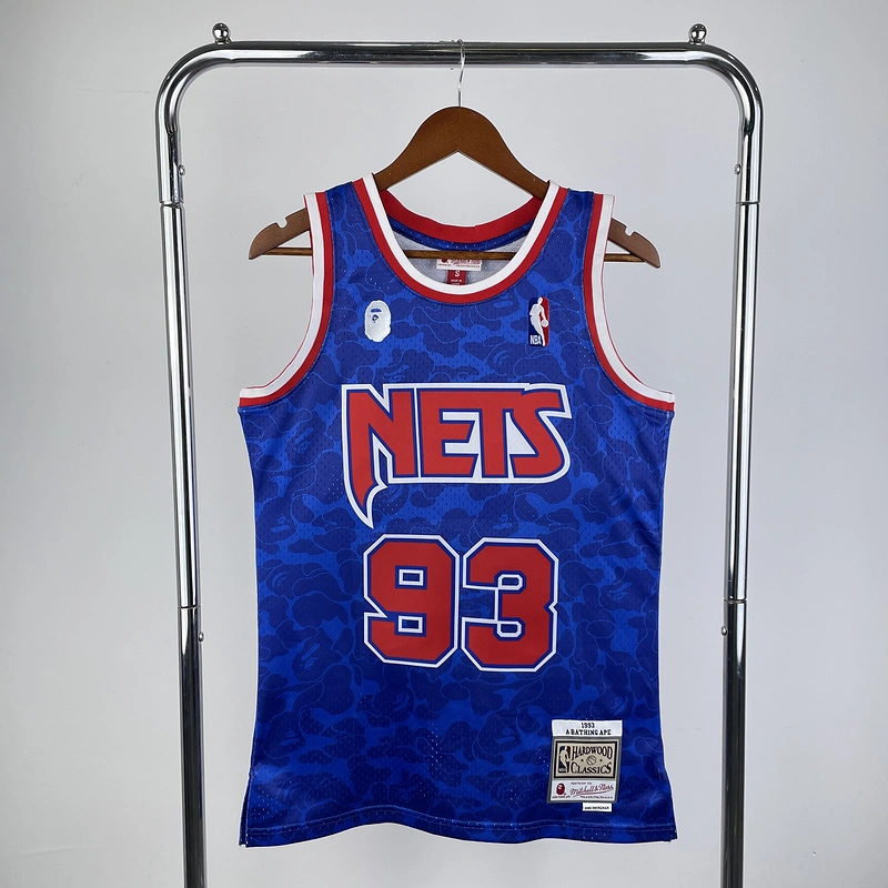 1993 NBA Brooklyn Nets (BAPE 93) Basketball Jersey
