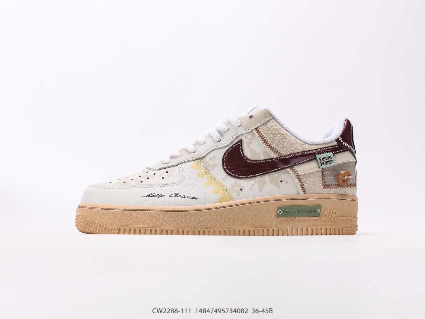 Nike Air Force 1 Low Western Patchwork Beige