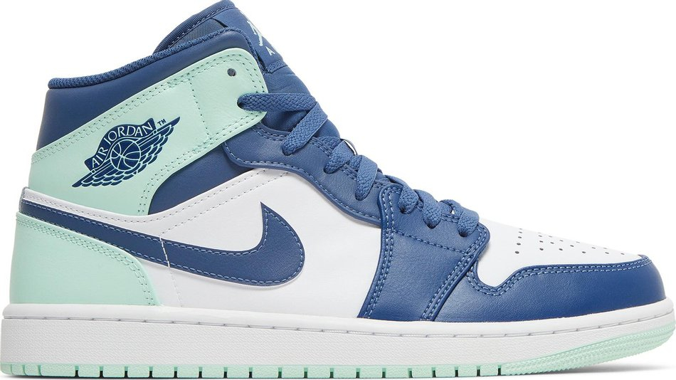 Air Jordan 1 Mid Blue Mint 554724-413