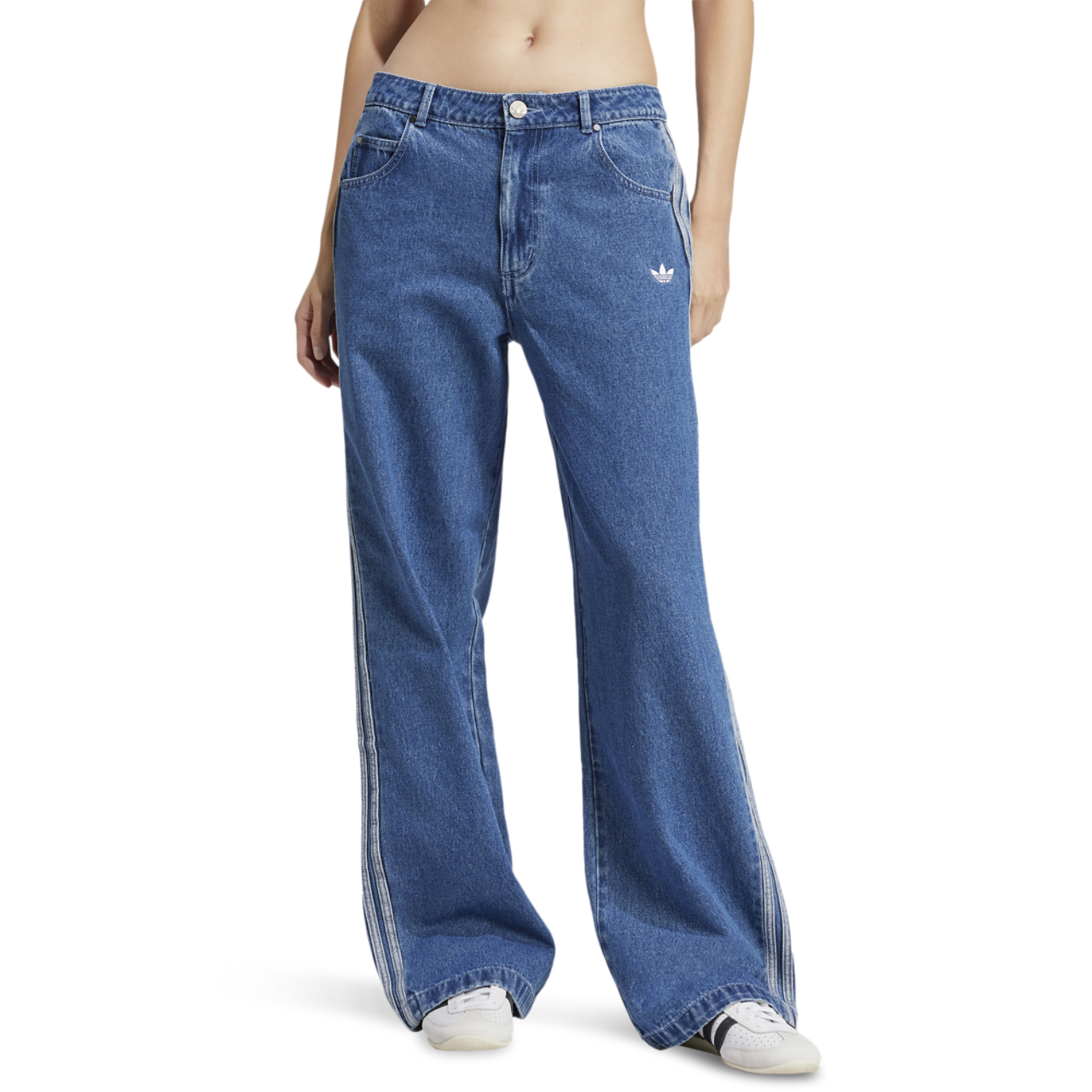 adidas Originals adicolor 3-Stripes Denim Track Pants