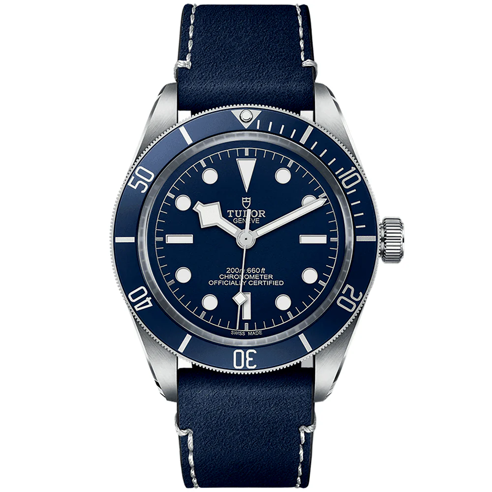 TUDOR Black Bay 58 39mm Navy Blue Dial & Bezel Automatic Leather Strap Watch M79030B-0002