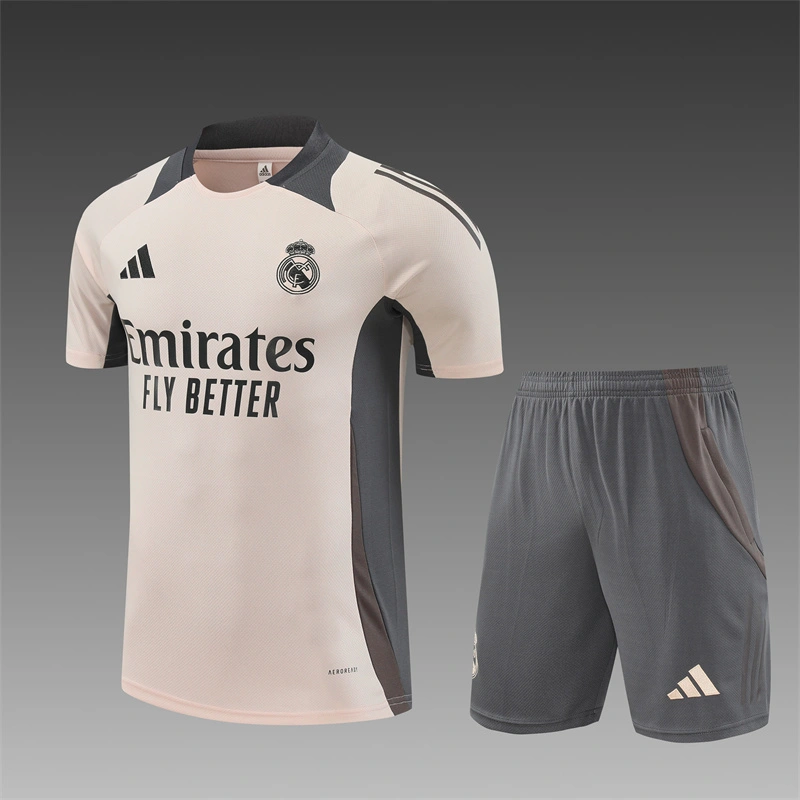 2024-25 Real Madrid Short Sleeve Training Wear