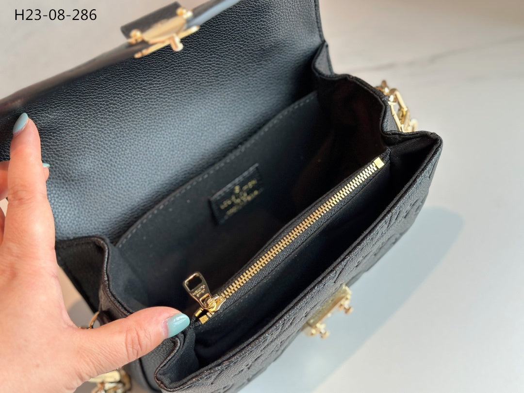 Louis Vuitton Pochette M Tis East West Bag Black 21Cm M46595