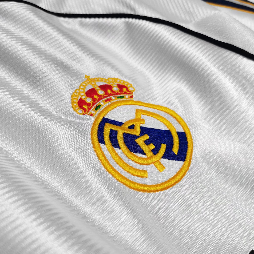 R.Carlos #3 Real Madrid 1998/00 Home Retro Soccer Jersey