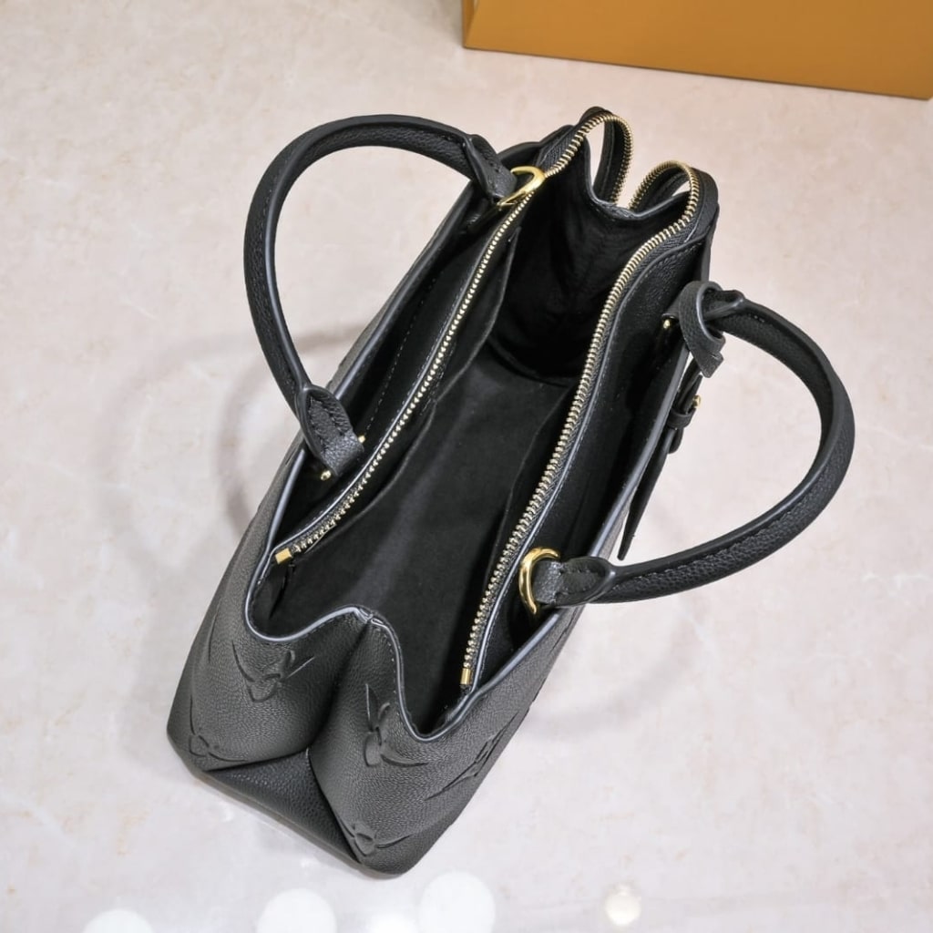 Louis Vuitton Petit Palais Monogram Empreinte Leather Black 29Cm M58916