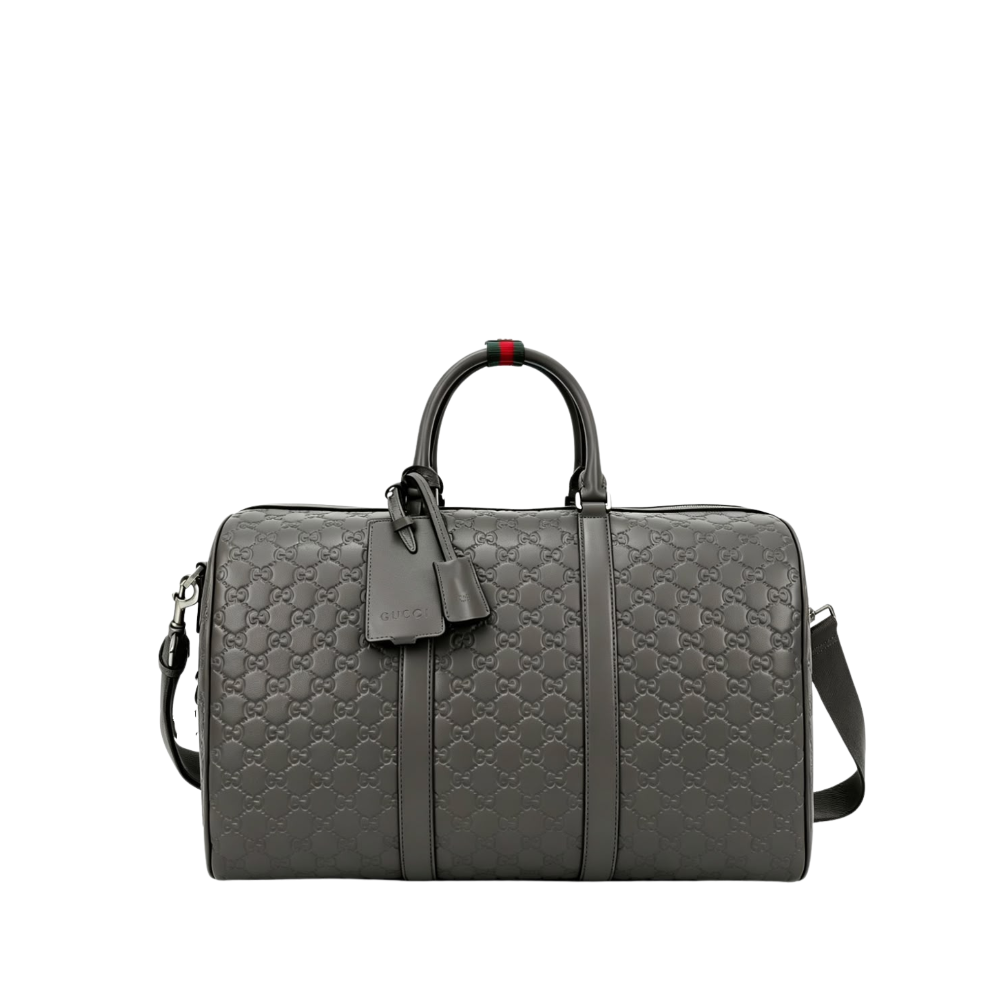 Gucci GG Emblem Medium Duffle Bag Grey 45cm/29in
