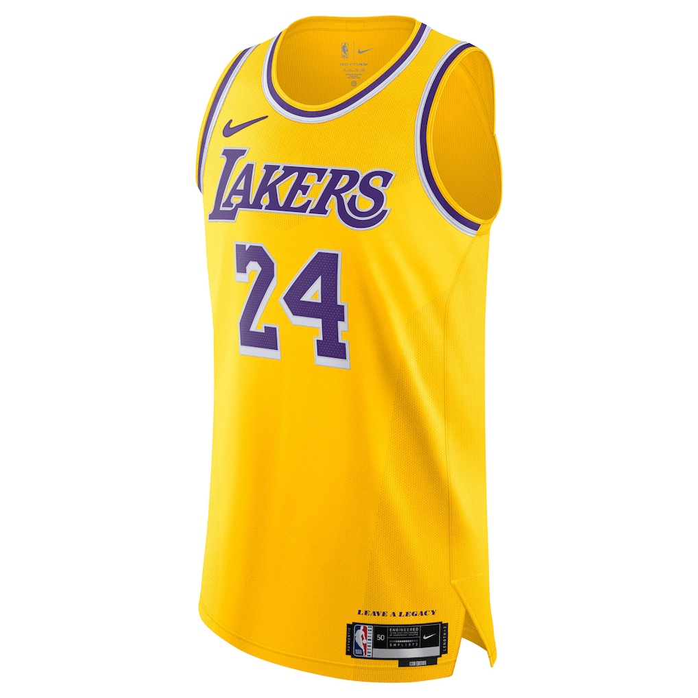 Los Angeles Lakers Nike Authentic Icon Kobe Bryant Jersey - Unisex