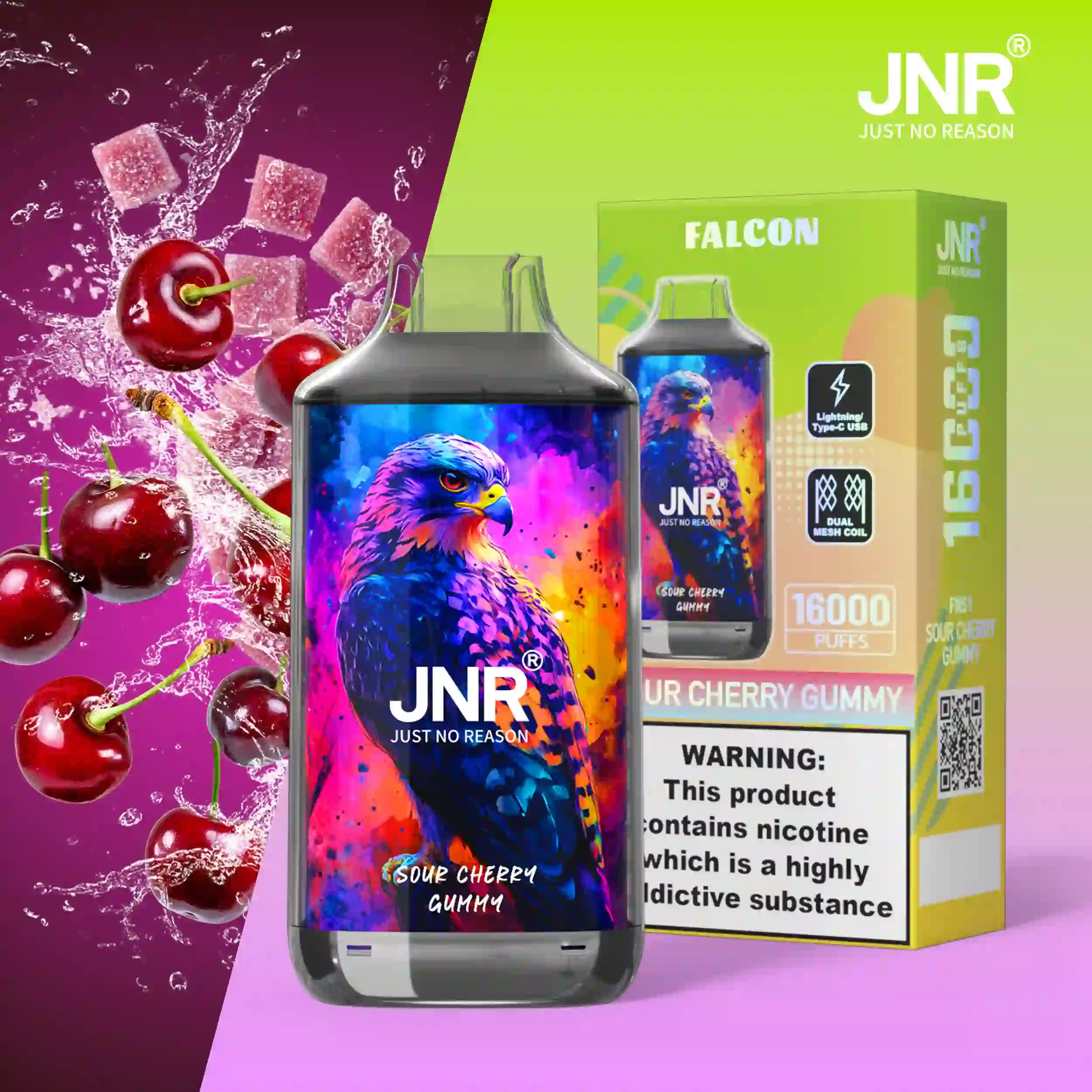 JNR Falcon 16000 Puffs Disposable Vape