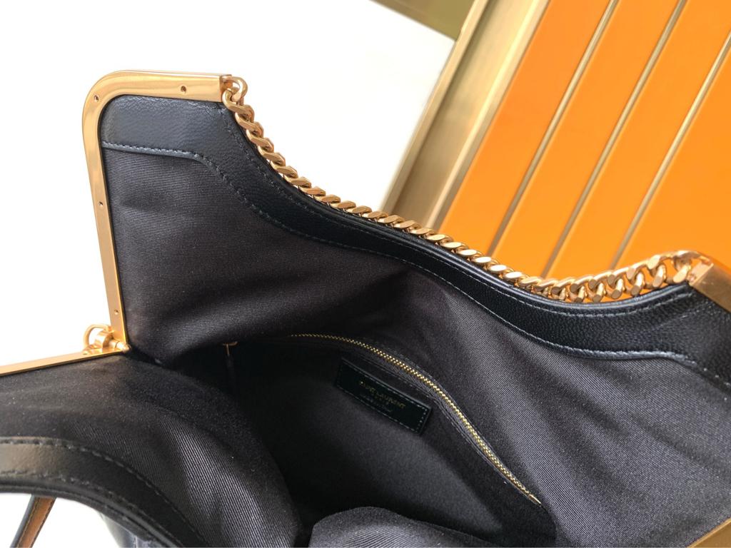 Saint Laurent The 87 Bag Quilted Black 25Cm