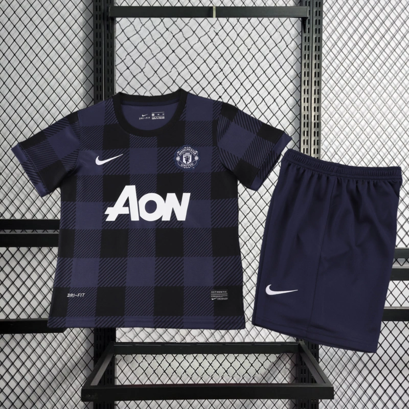 Retro KIDS 2013-14 KIDS Manchester United 2 AWAY Football jersey retro