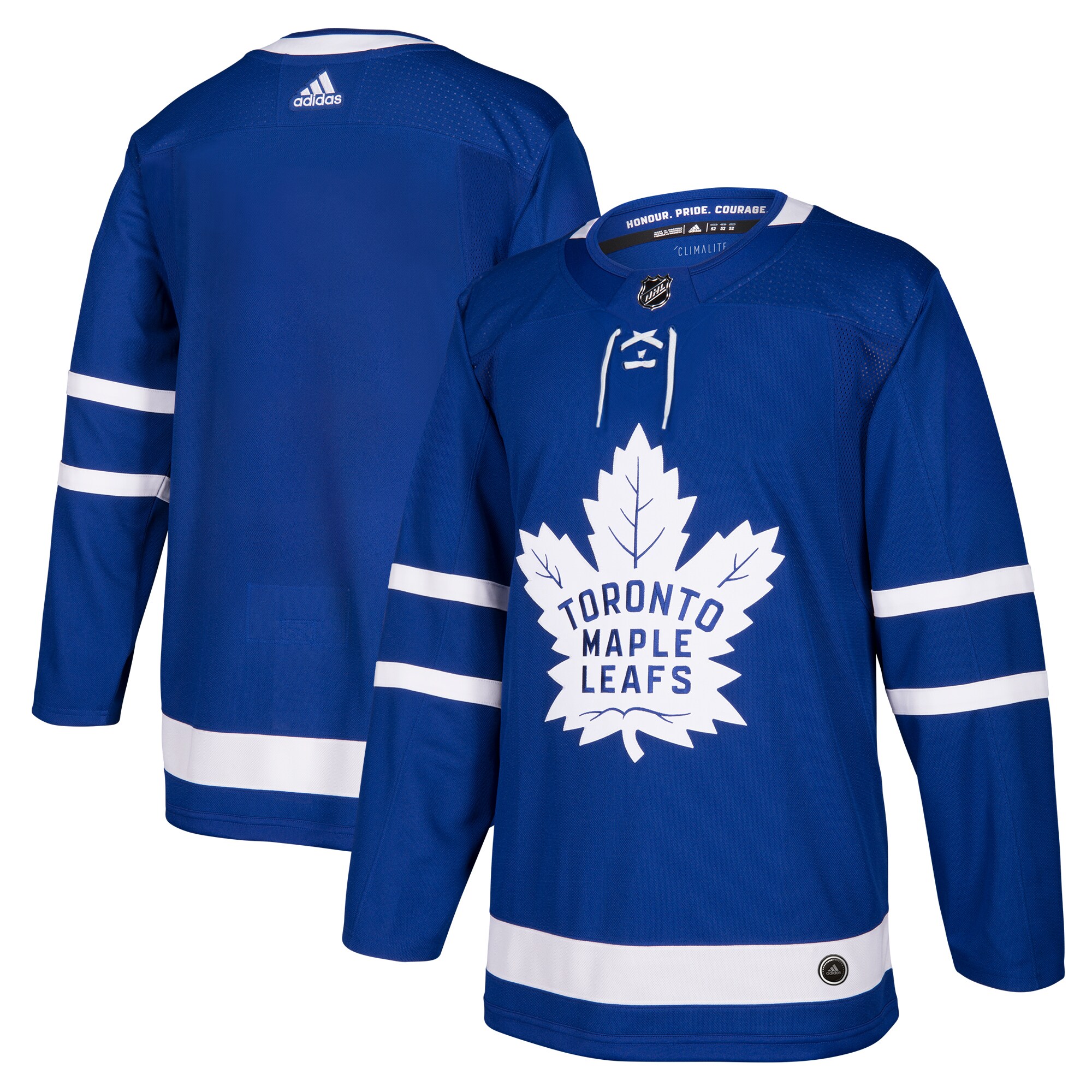 Toronto Maple Leafs adidas Home Authentic Blank Jersey – Blue