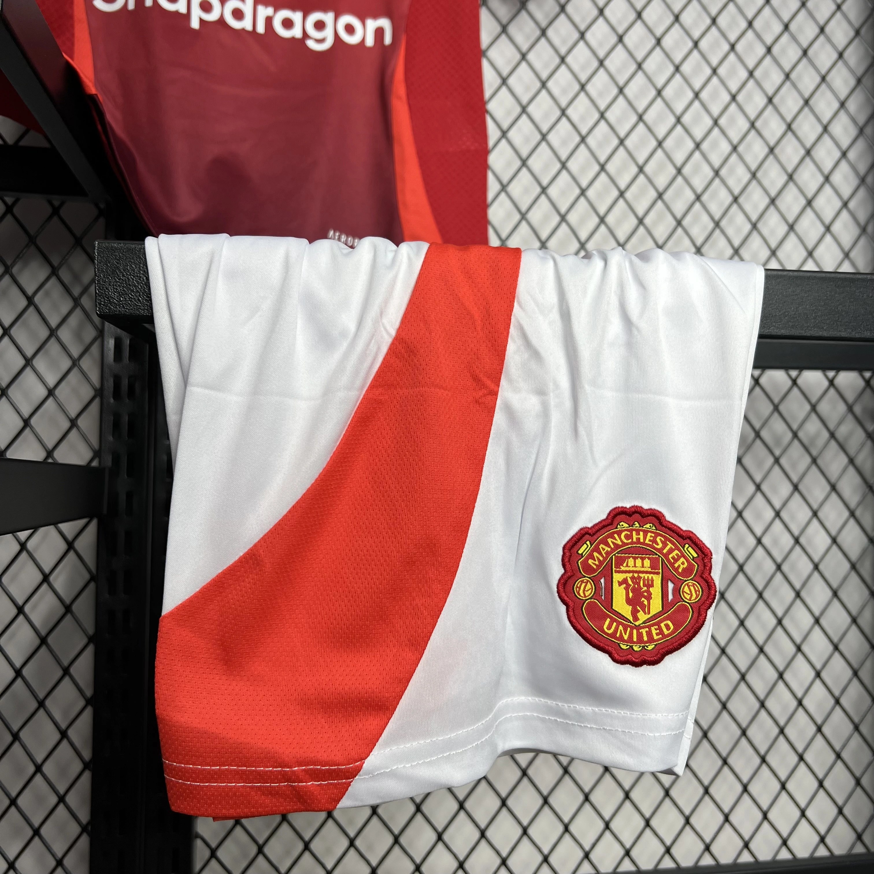 2024-25 Manchester United Home Kids Kit