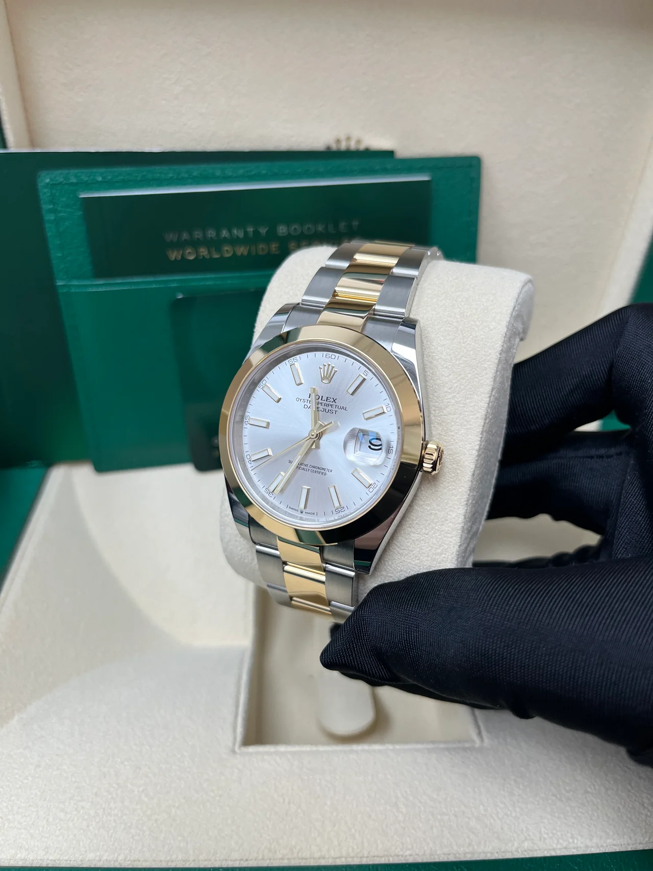 [Superclone] Rolex Datejust 41mm Silver Dial Smooth Oyster 126303