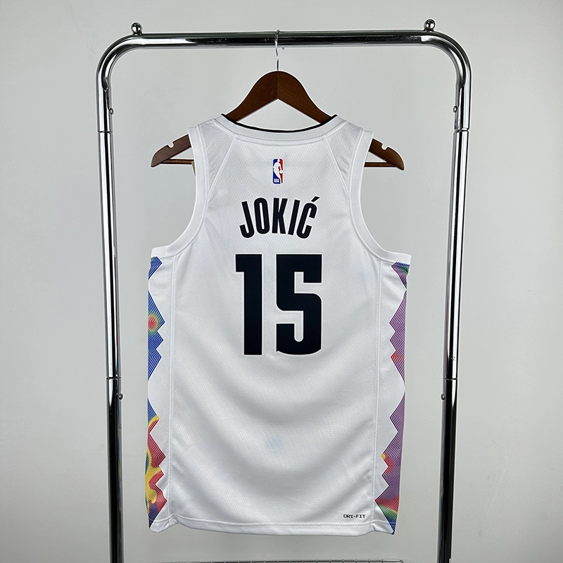 2025 NBA Denver Nuggets 15 JOKIC Basketball Jersey