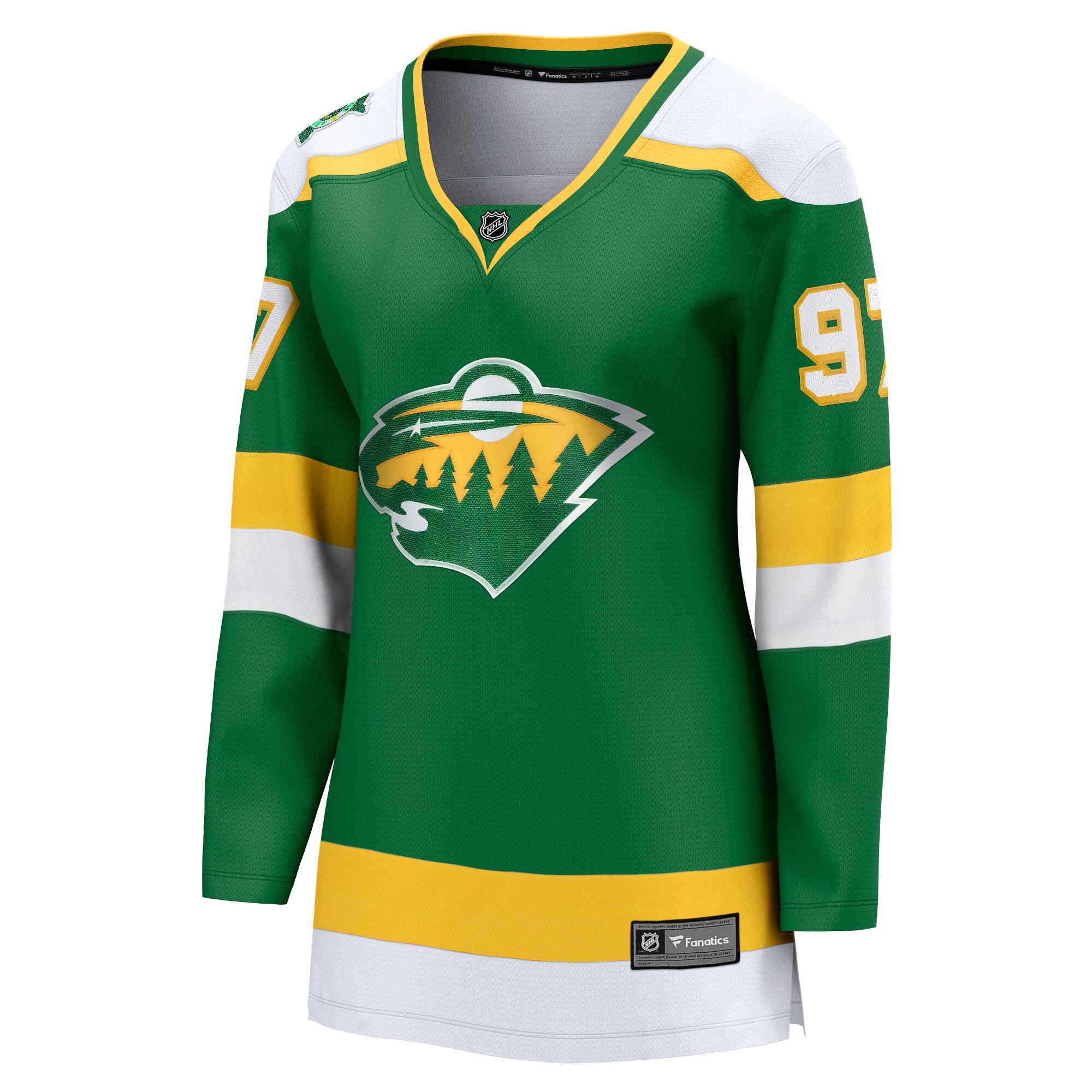 Kirill Kaprizov Minnesota Wild Fanatics Women’s Alternate Premier Breakaway Player JerseyÂ â€“ Green