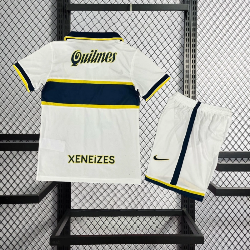 Retro kids 1996-97 KIDS Boca Juniors away Football jersey Retro
