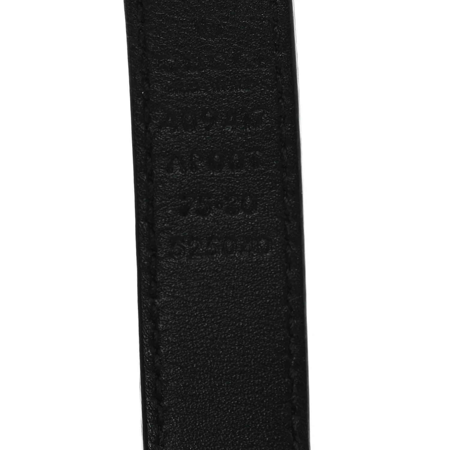 Calfskin Double G 20mm Belt 75 30 Black