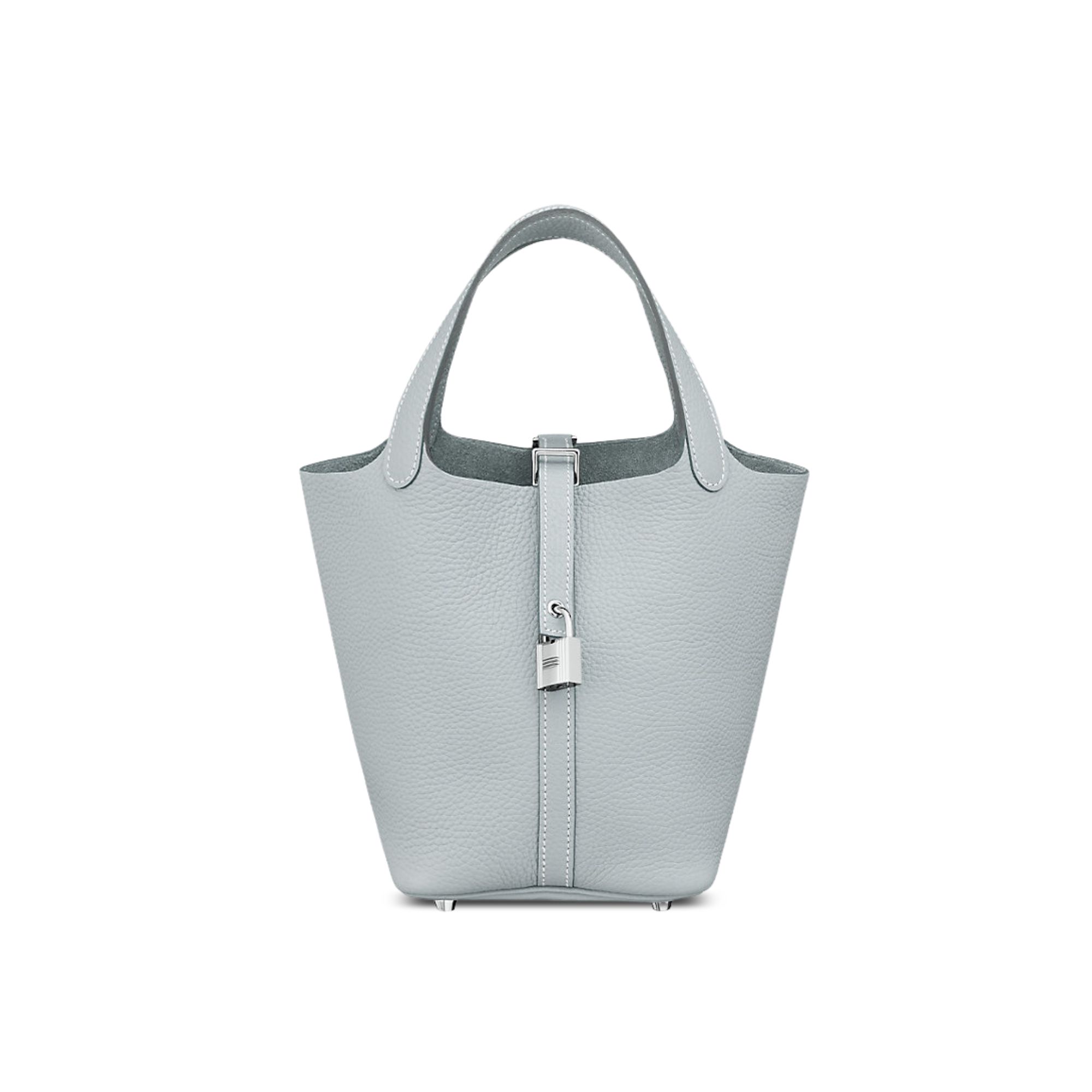 Hermes Picotin Lock 18Cm Gris Pale