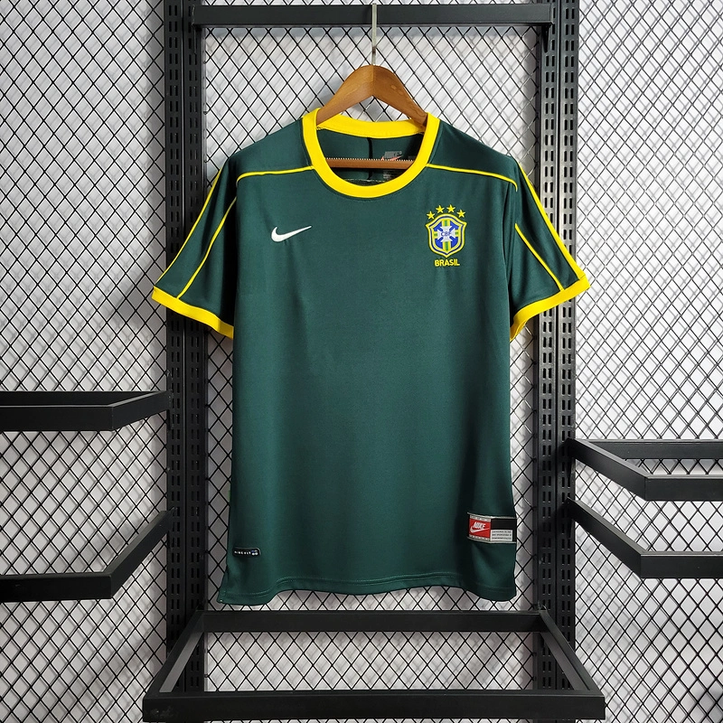 Retro  1998 Brazil Goalkeeper  Football jersey retro