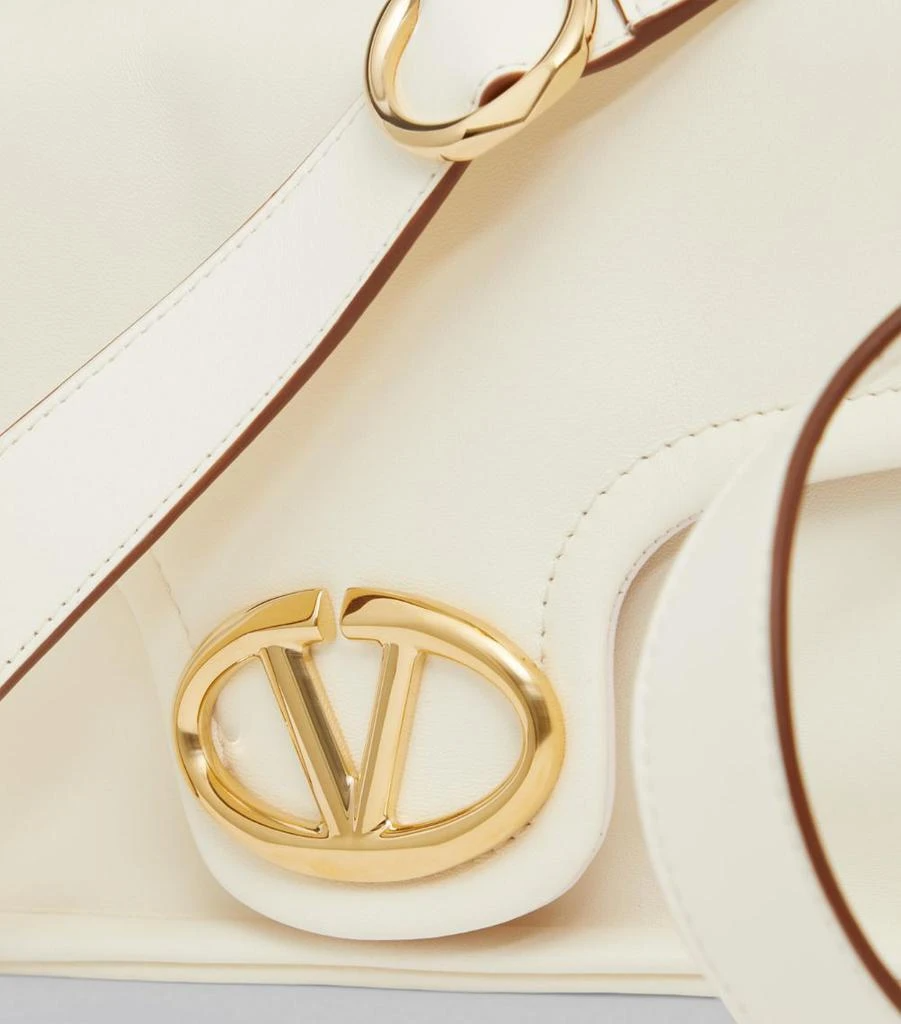 Valentino Garavani VLogo 1960 Nappa Leather Shoulder Bag White 28Cm