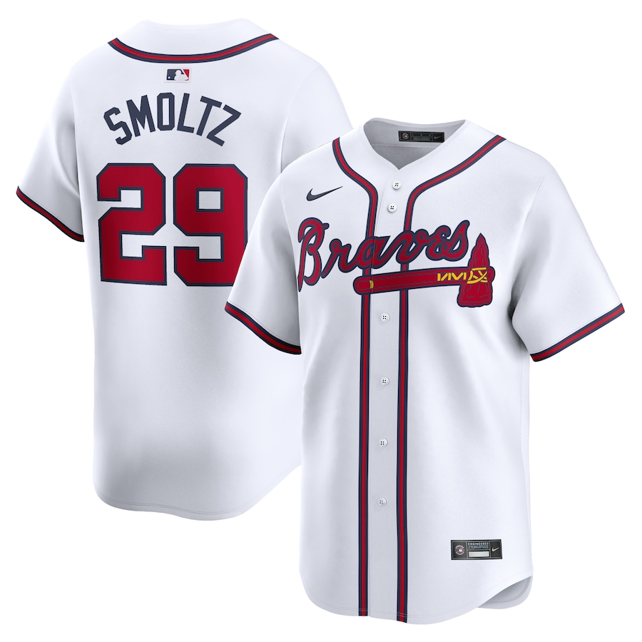 John Smoltz Atlanta Braves Home Limited Player Jersey White