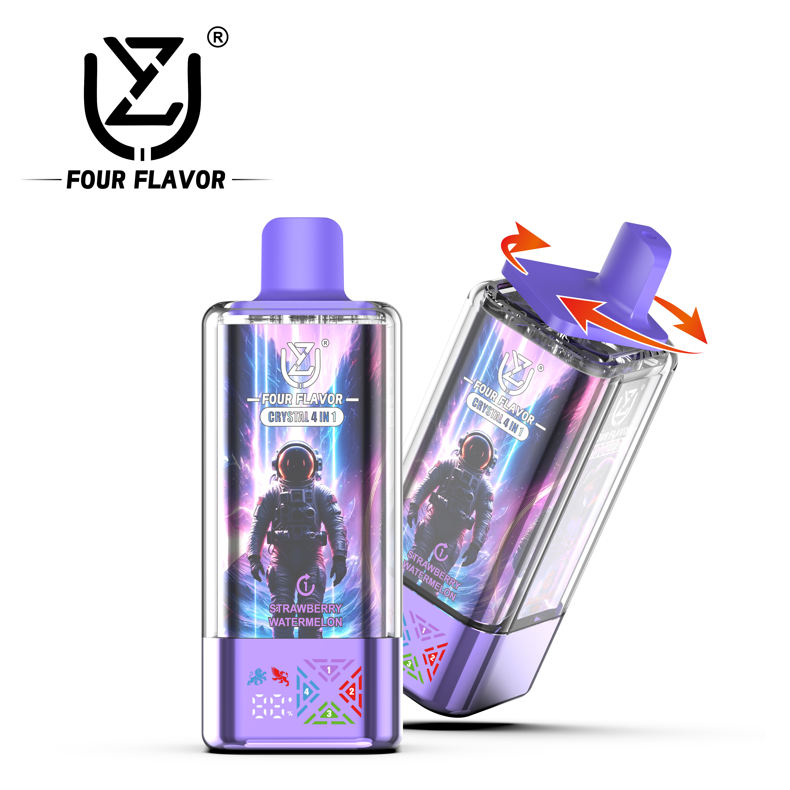 UZY Crystal  4in1 100K Puffs Prefilled Vape |  Rechargeable