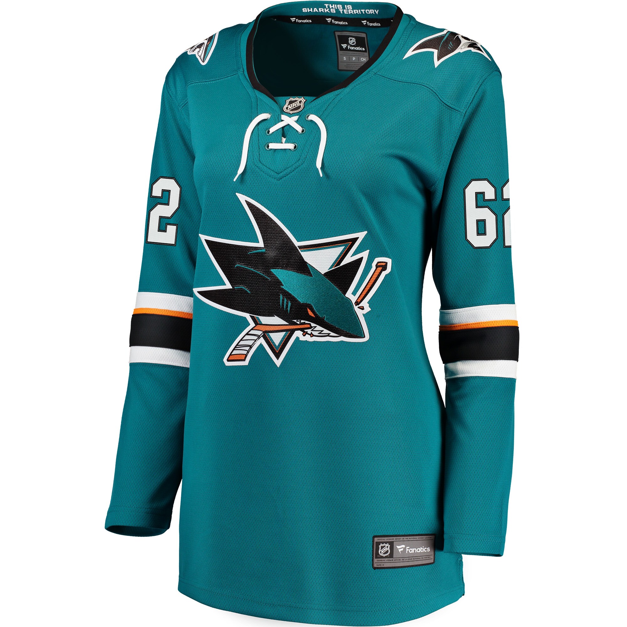 Kevin Labanc San Jose Sharks Fanatics Women’s Breakaway Jersey – Teal