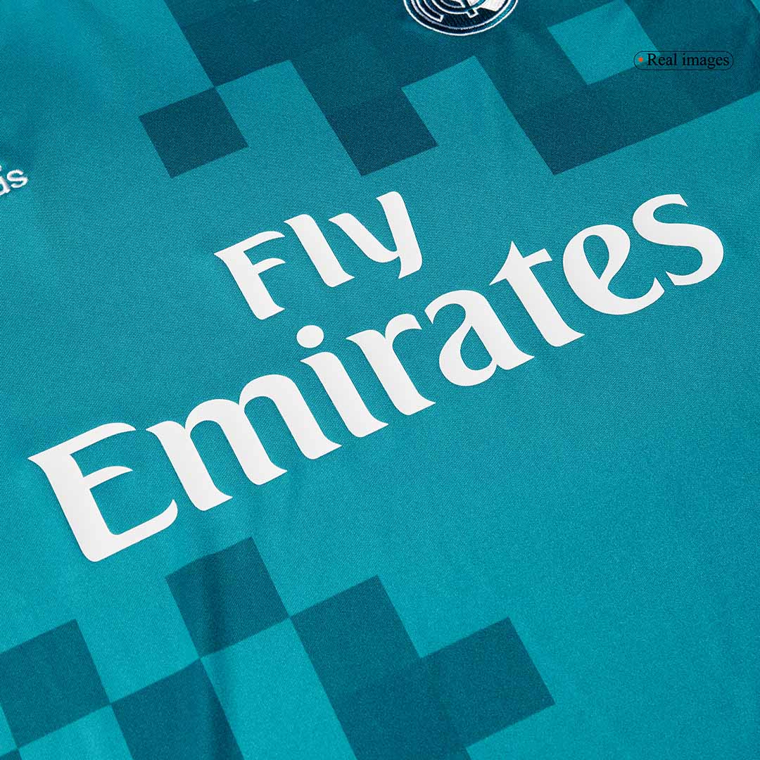 BENZEMA #9 Real Madrid 2017/18 Third Away Retro Soccer Jersey
